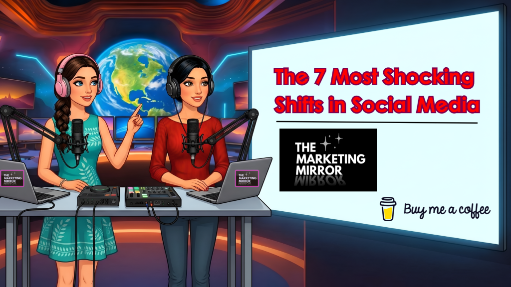 Social Media Marketing in an AI World -graphic for upcoming LIVE Event on YouTube